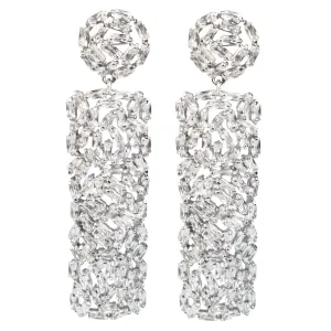 Contemporary Artisté Baguette Collage Diamontage™ 18.58 Carat Earrings