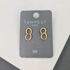 Contemporary link earrings