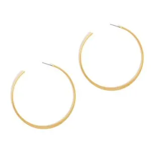 Contemporary Round Hoop with Flat Bottom