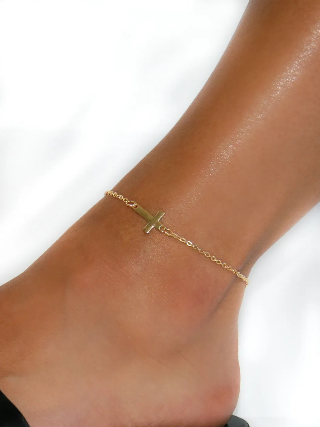 Cross Anklet