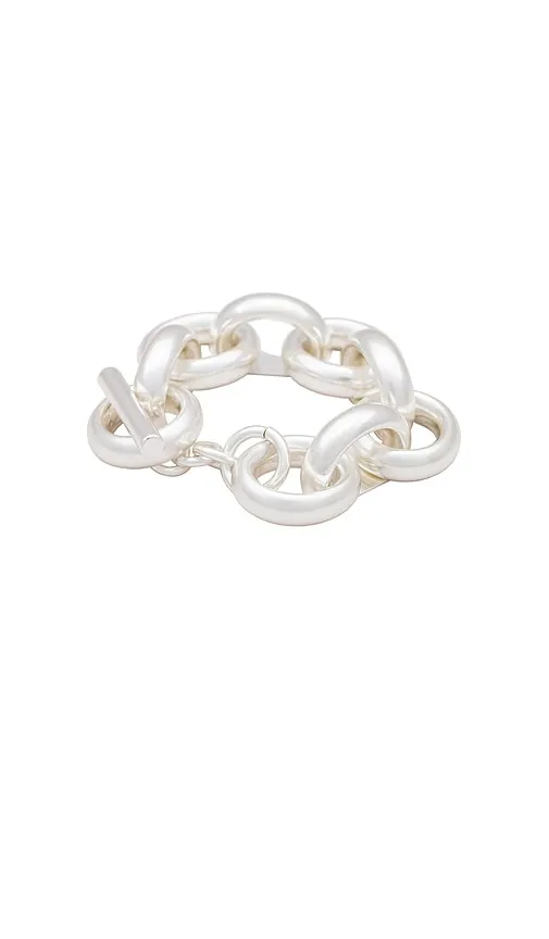 Cult Gaia Delphi Bracelet in Metallic Silver