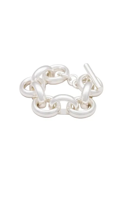 Cult Gaia Delphi Bracelet in Metallic Silver