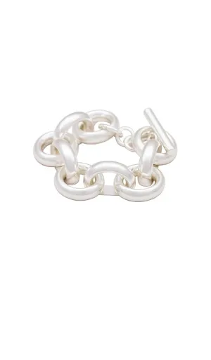 Cult Gaia Delphi Bracelet in Metallic Silver