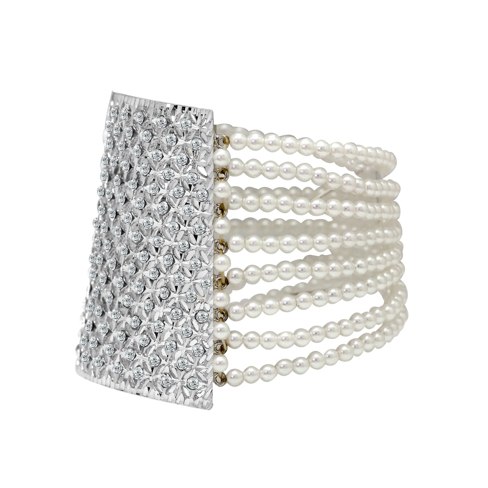 Dazzling Broad Bracelet