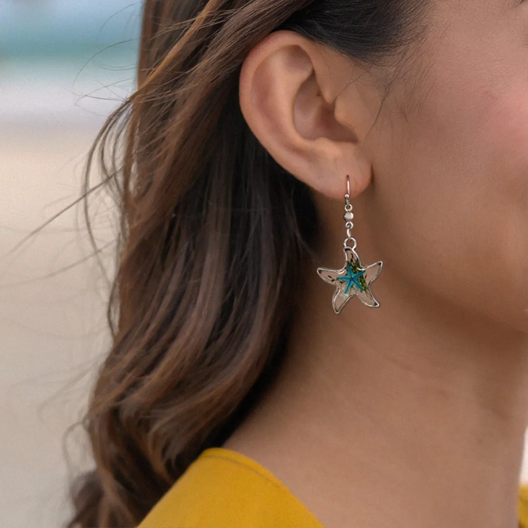 Deep in the Ocean Starfish Earrings
