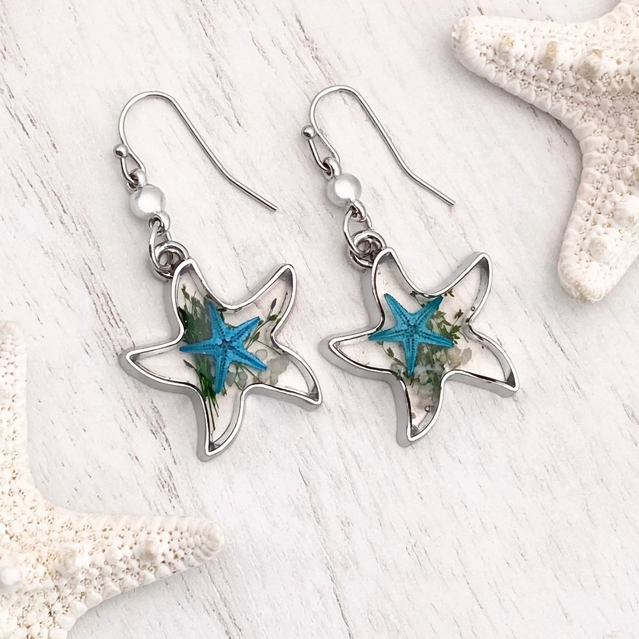 Deep in the Ocean Starfish Earrings