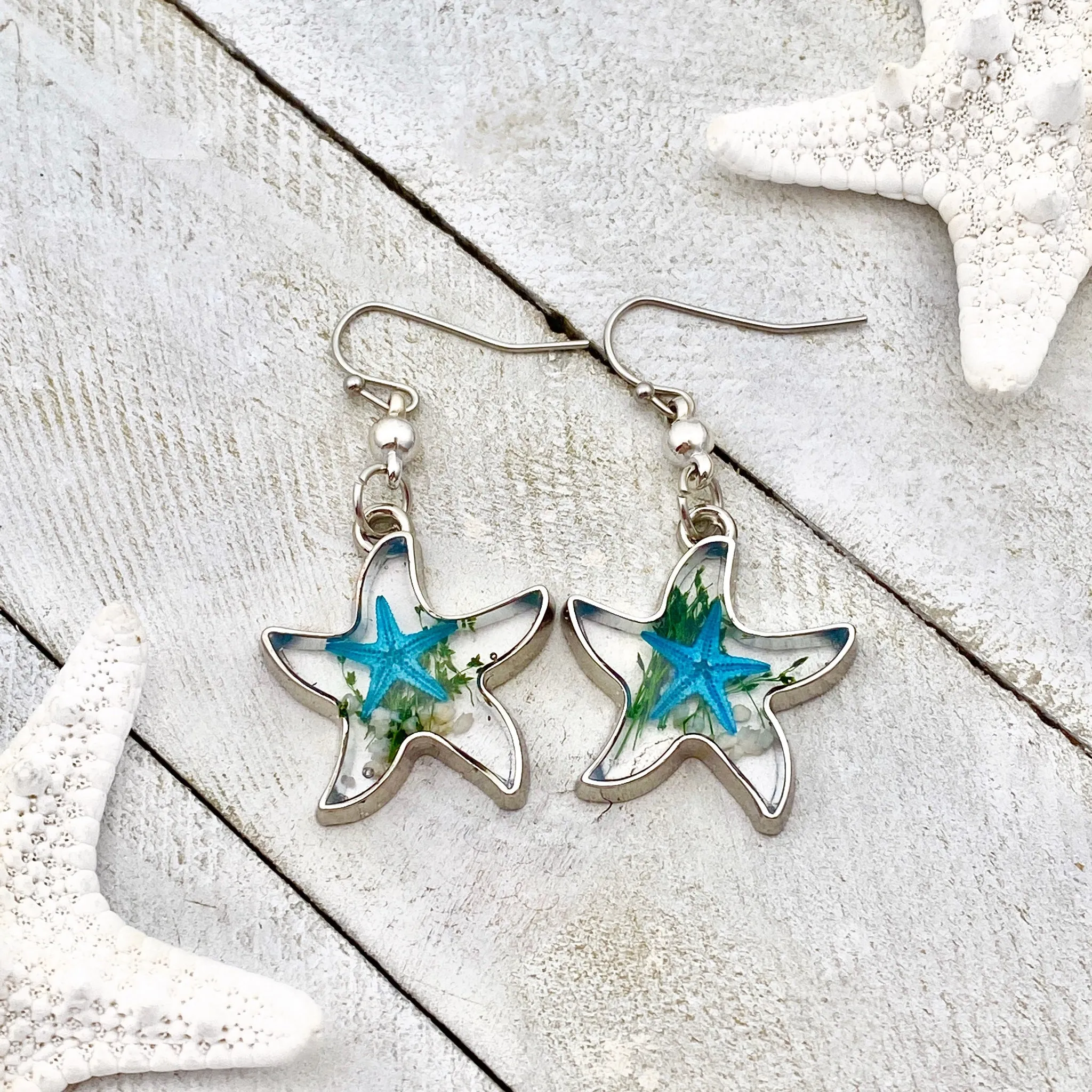 Deep in the Ocean Starfish Earrings