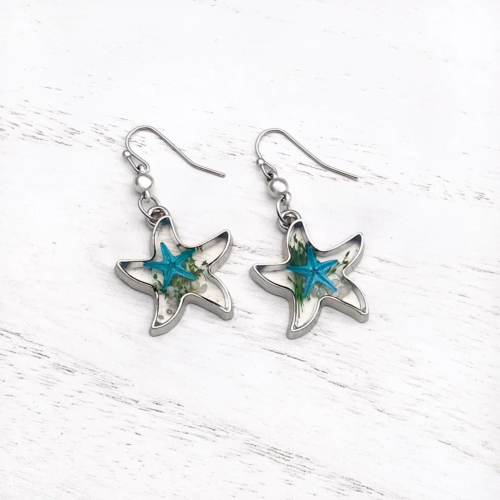 Deep in the Ocean Starfish Earrings