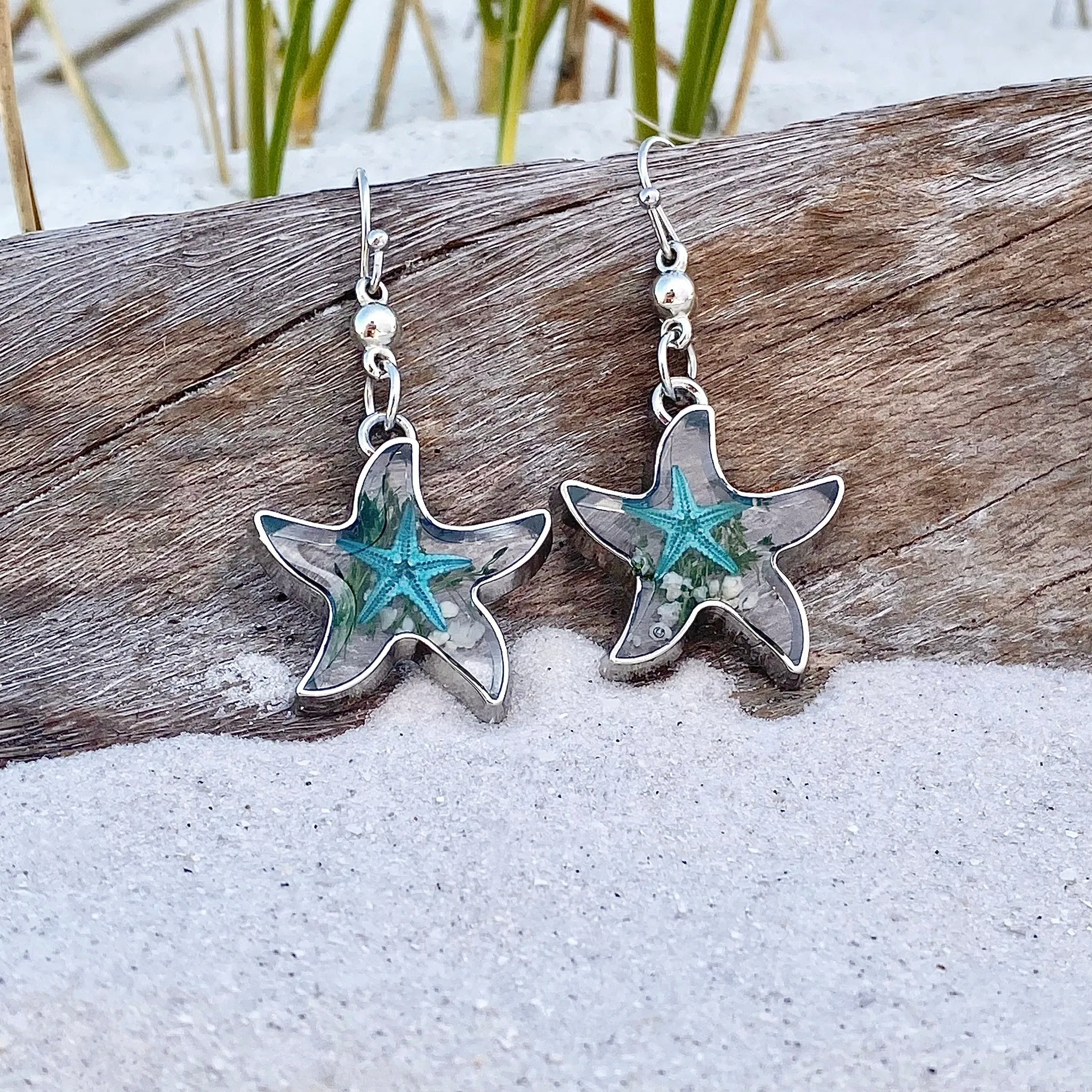 Deep in the Ocean Starfish Earrings