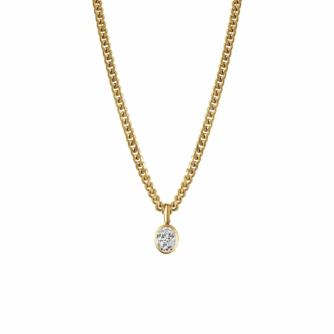 Demis Sparkling CZ Pendant Necklace