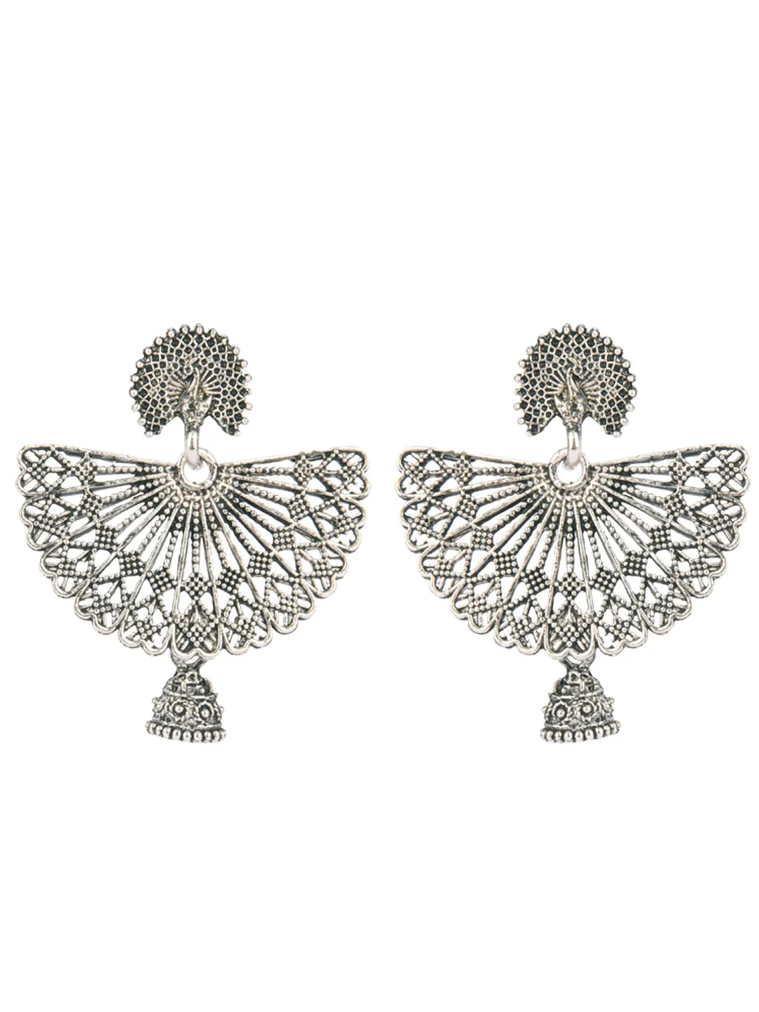 DESI COLOUR Blue Contemporary Studs