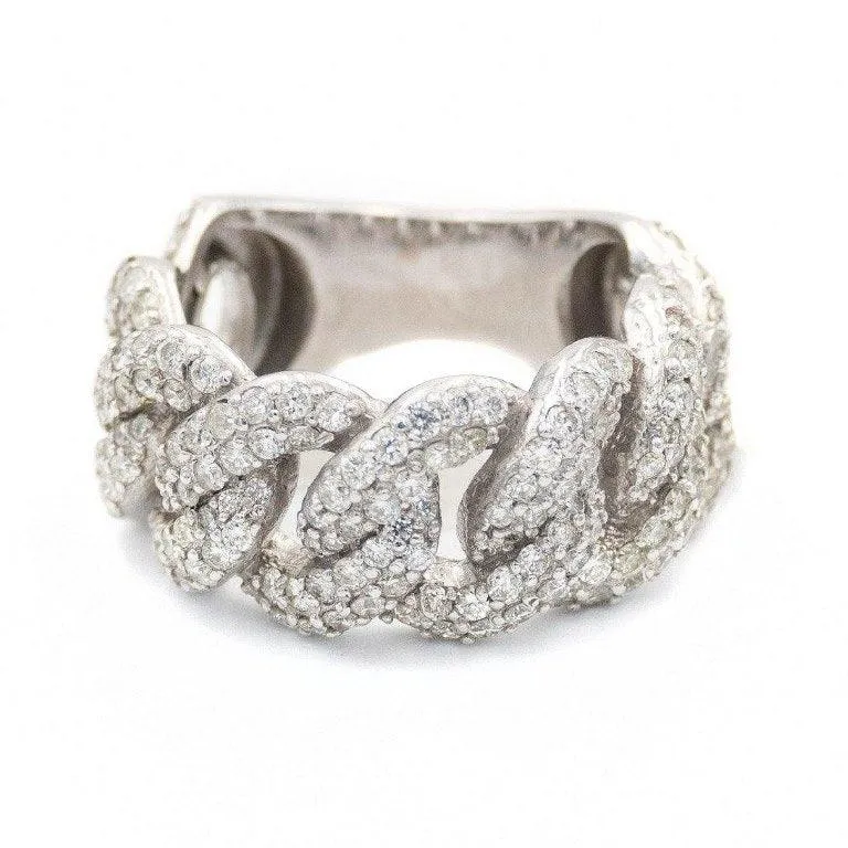 Diamond Cuban Link Ring