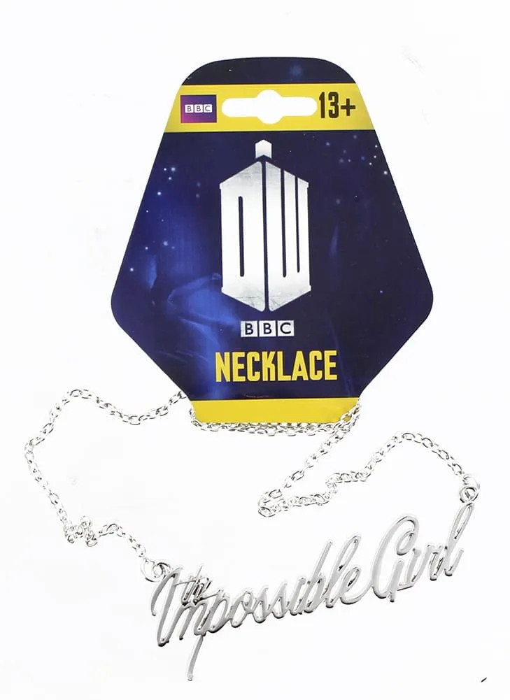 Doctor Who The Impossible Girl Script Necklace