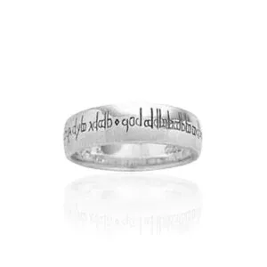Empower Word Silver Ring TR3360