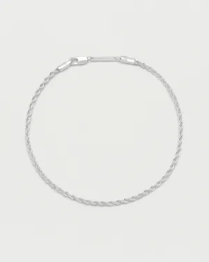 Estella Bartlett - Silver Chunky Rope Anklet