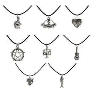 Fashion Vintage Silver Pendant Necklace