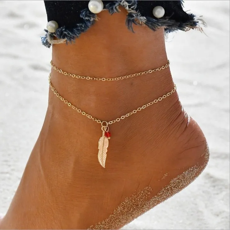Feather Anklet