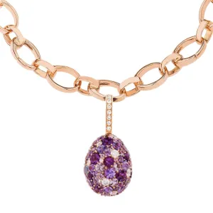 FEmotion 18ct Yellow Gold Purple Charm