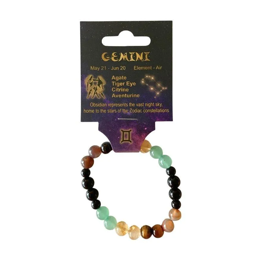 Gemini | Crystal Healing Bracelet for Zoadic Energy