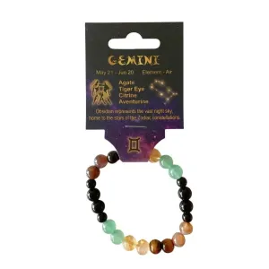 Gemini | Crystal Healing Bracelet for Zoadic Energy