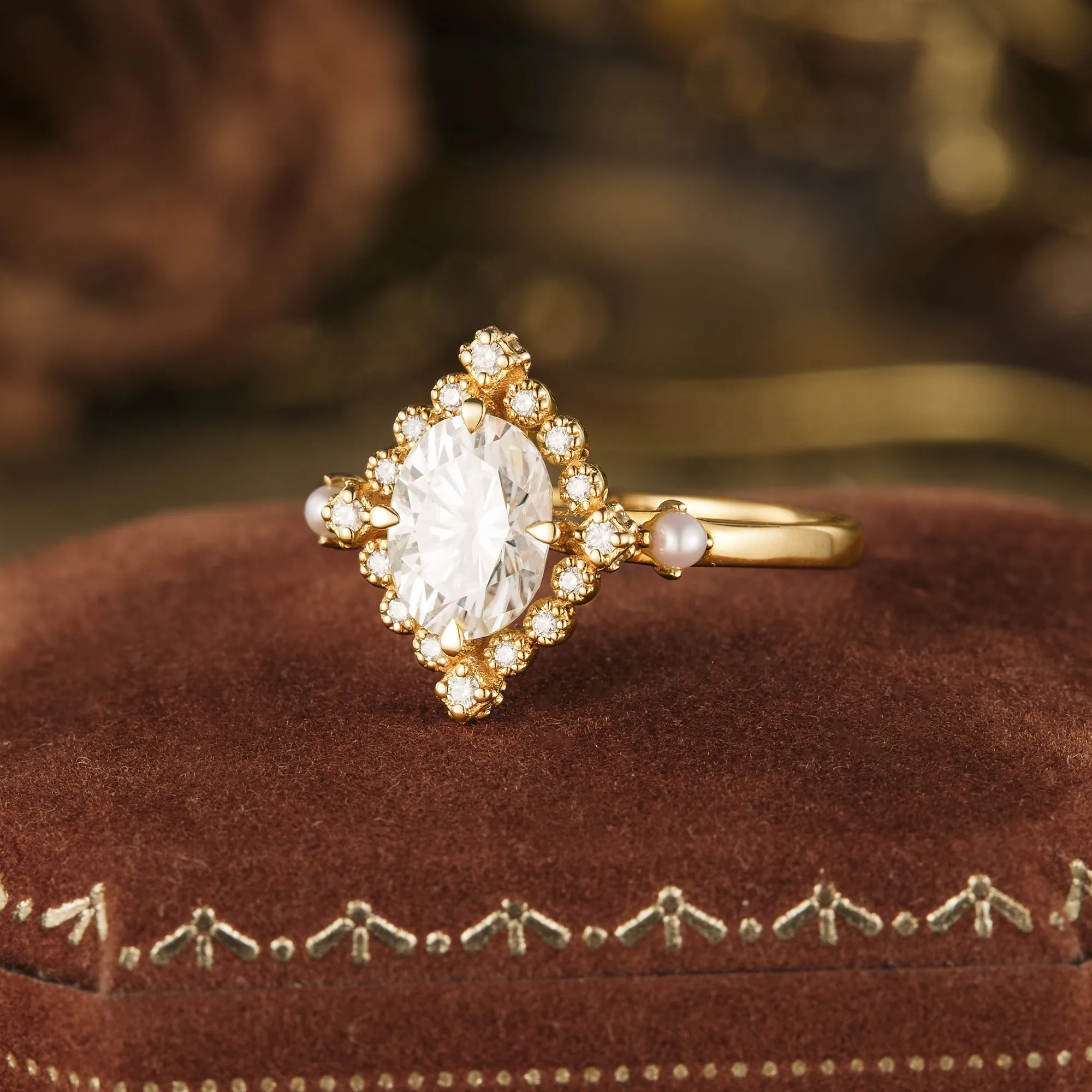 GemsMagic Exclusive Moissanite Rings for Elegant Ladies