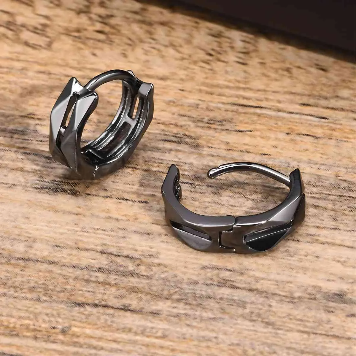 Geometric Hoop Earrings