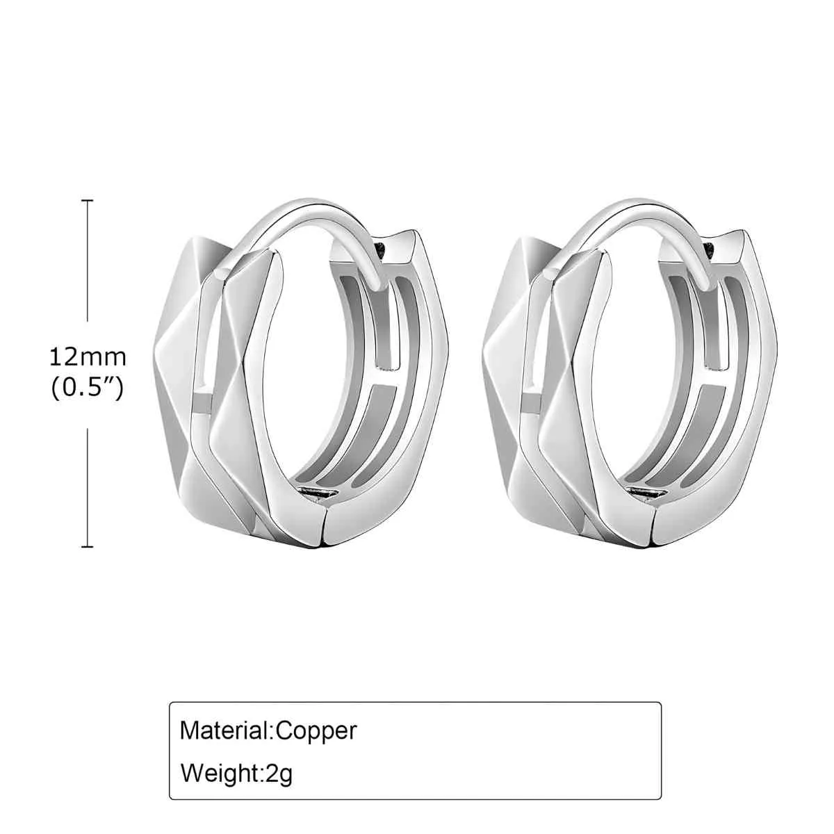 Geometric Hoop Earrings