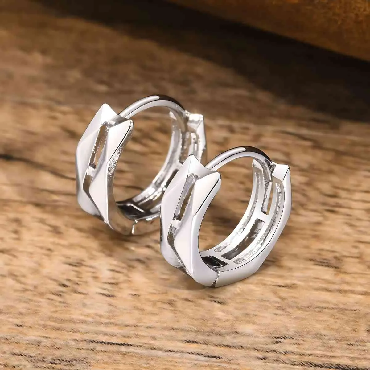 Geometric Hoop Earrings