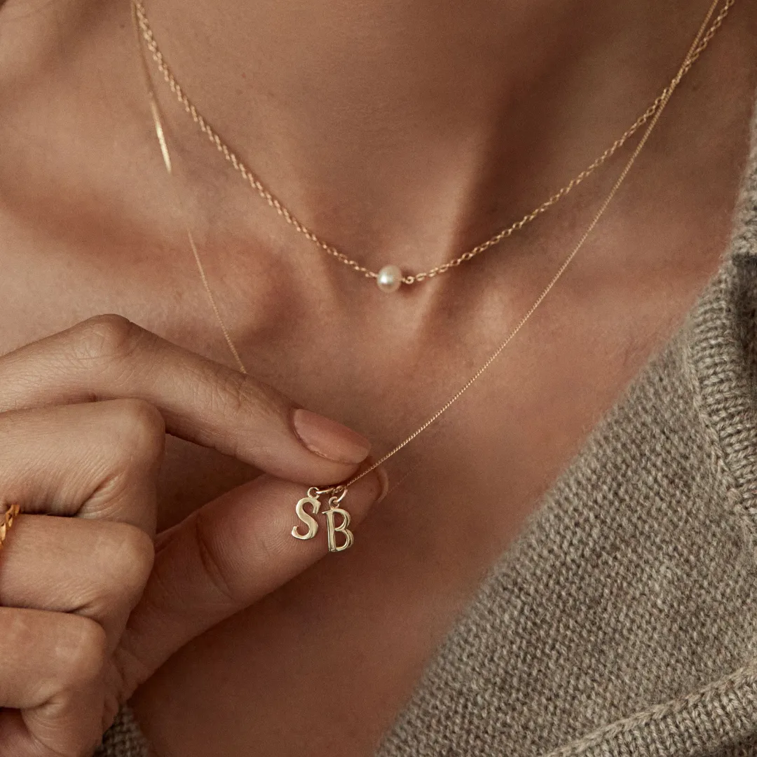 Gold Single Pearl Choker