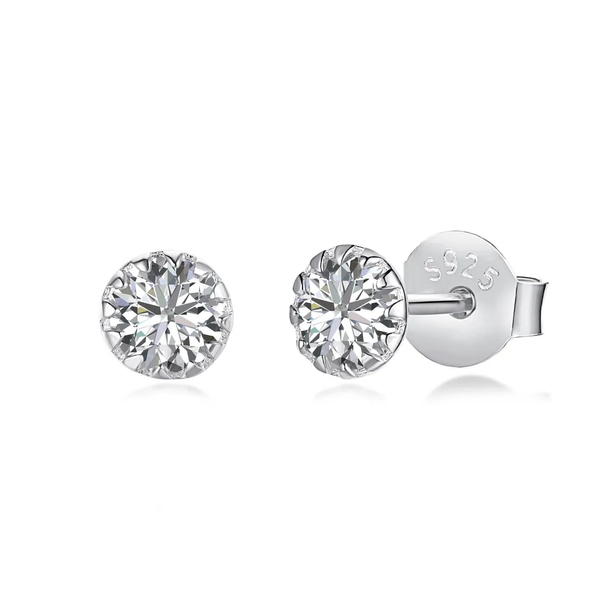 [Goodv]Sparkling Colorful Round Shape Earrings