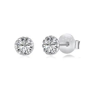 [Goodv]Sparkling Colorful Round Shape Earrings