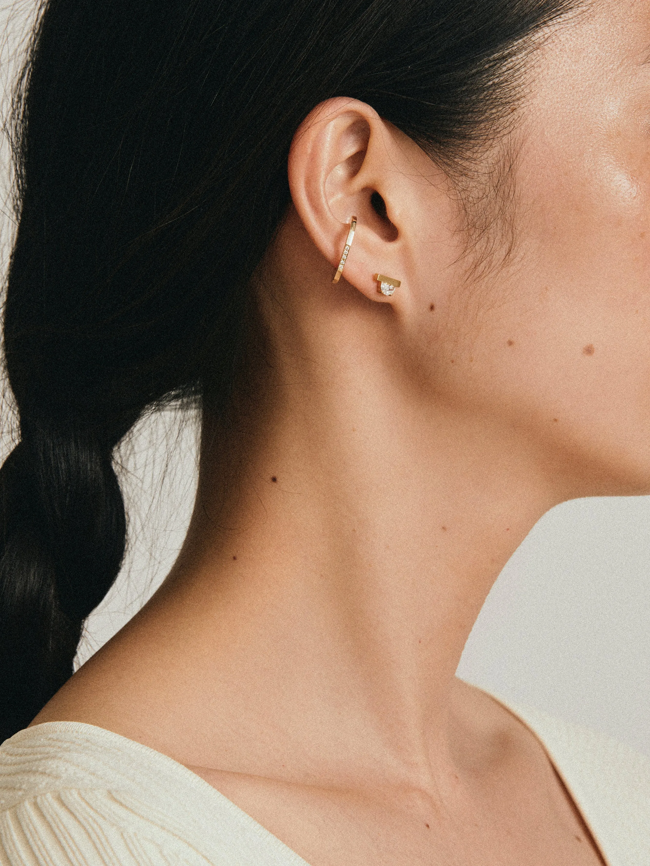 Half moon earrings