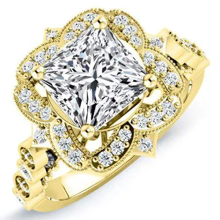 Hana - Princess Lab Diamond Engagement Ring (IGI Certified)