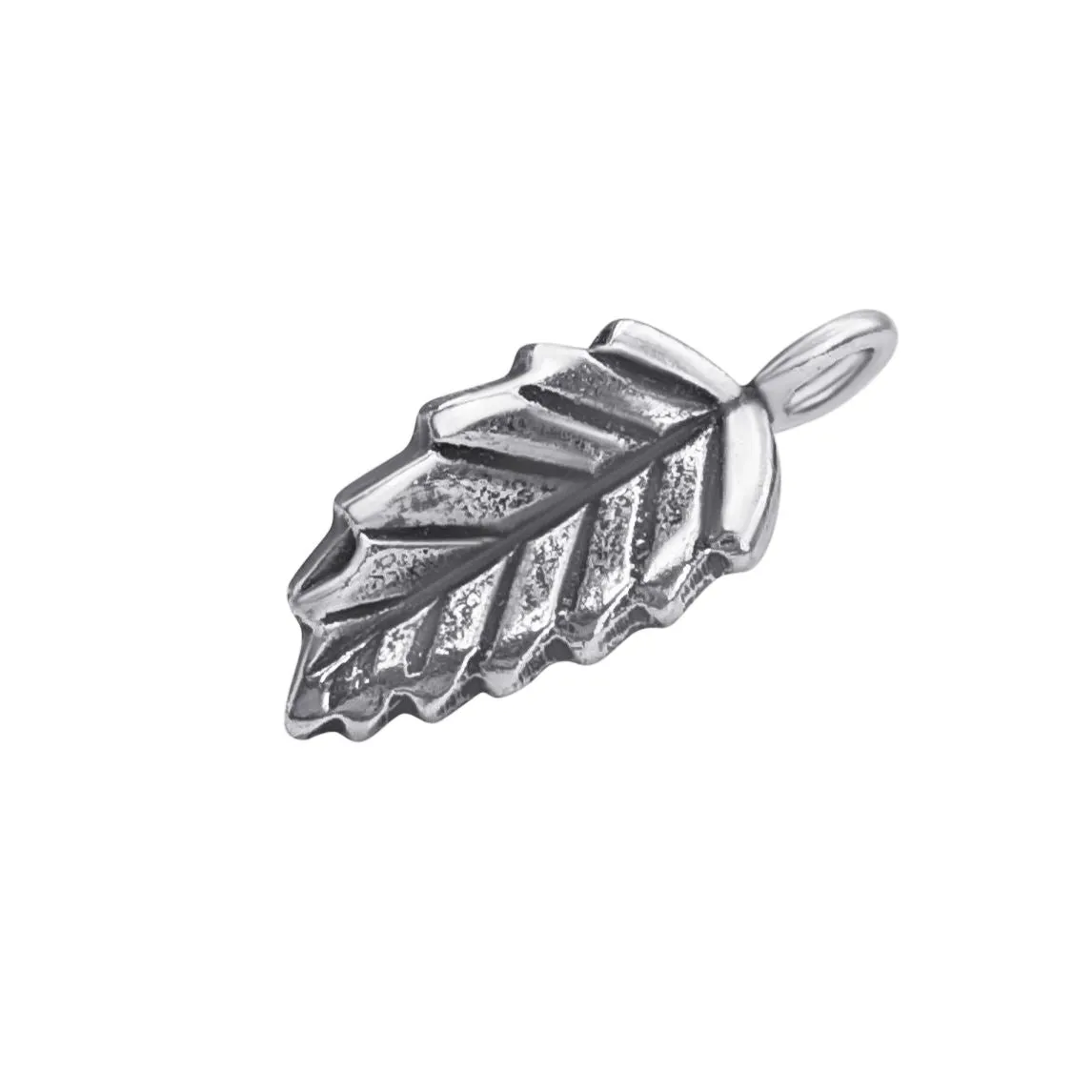 Hill Tribe Silver Elm Leaf Charm Boho Nature Charms