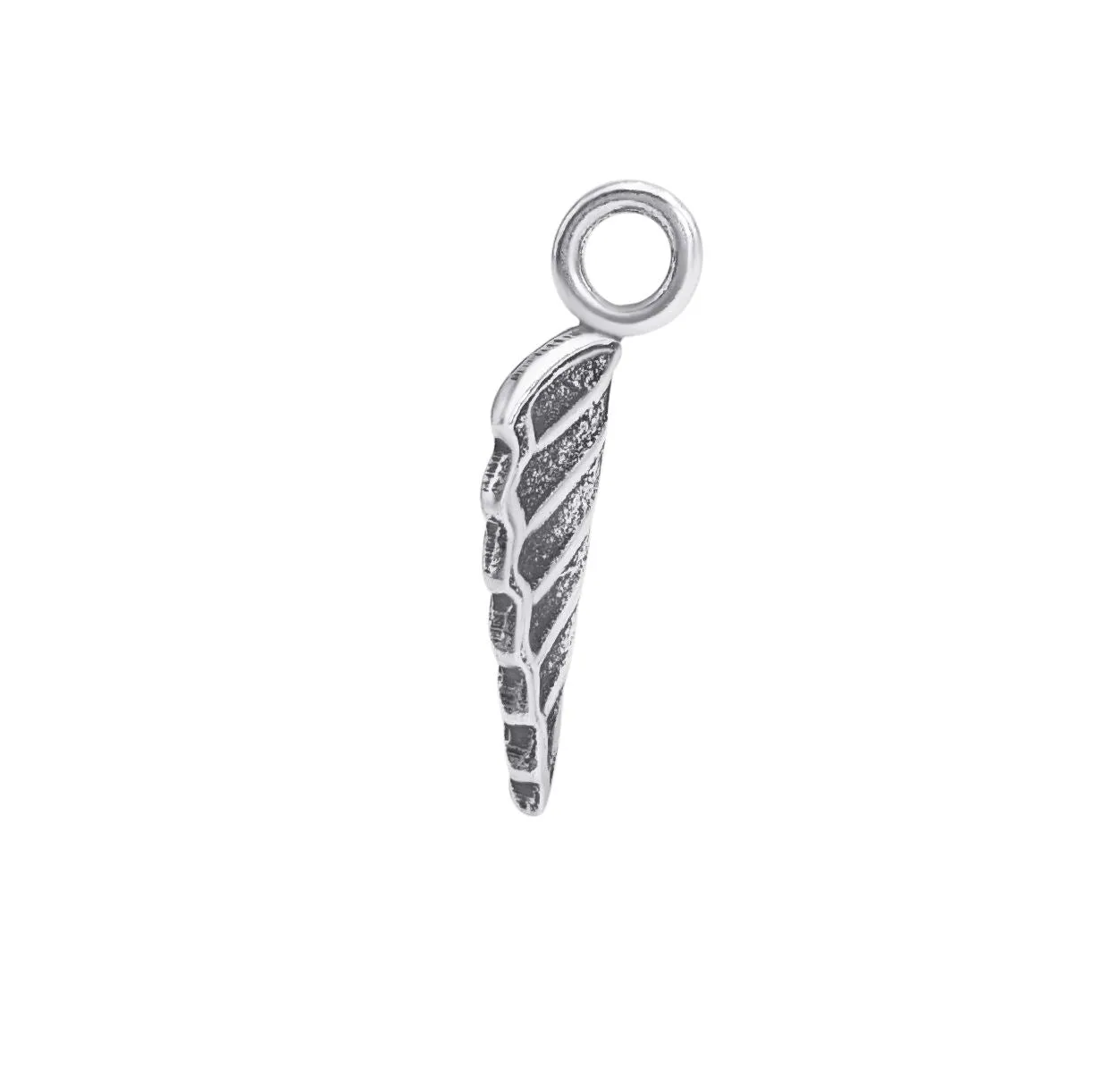 Hill Tribe Silver Elm Leaf Charm Boho Nature Charms