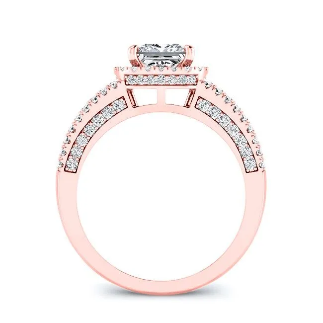 Honesty - Princess Lab Diamond Engagement Ring (IGI Certified)