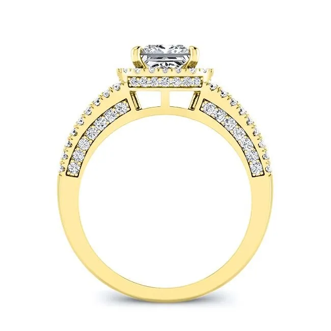 Honesty - Princess Lab Diamond Engagement Ring (IGI Certified)