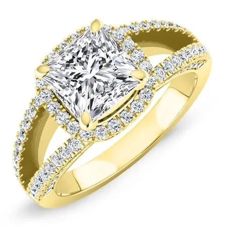 Honesty - Princess Lab Diamond Engagement Ring (IGI Certified)