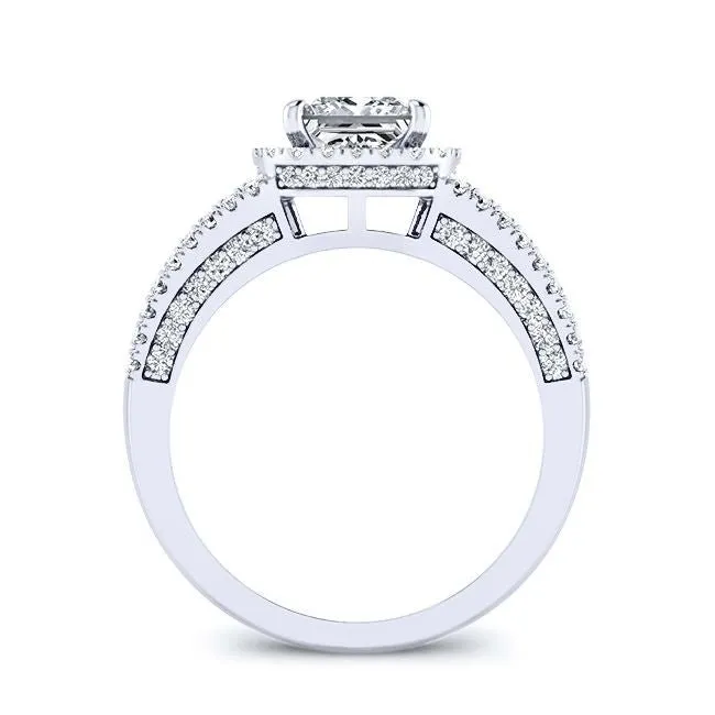Honesty - Princess Lab Diamond Engagement Ring (IGI Certified)