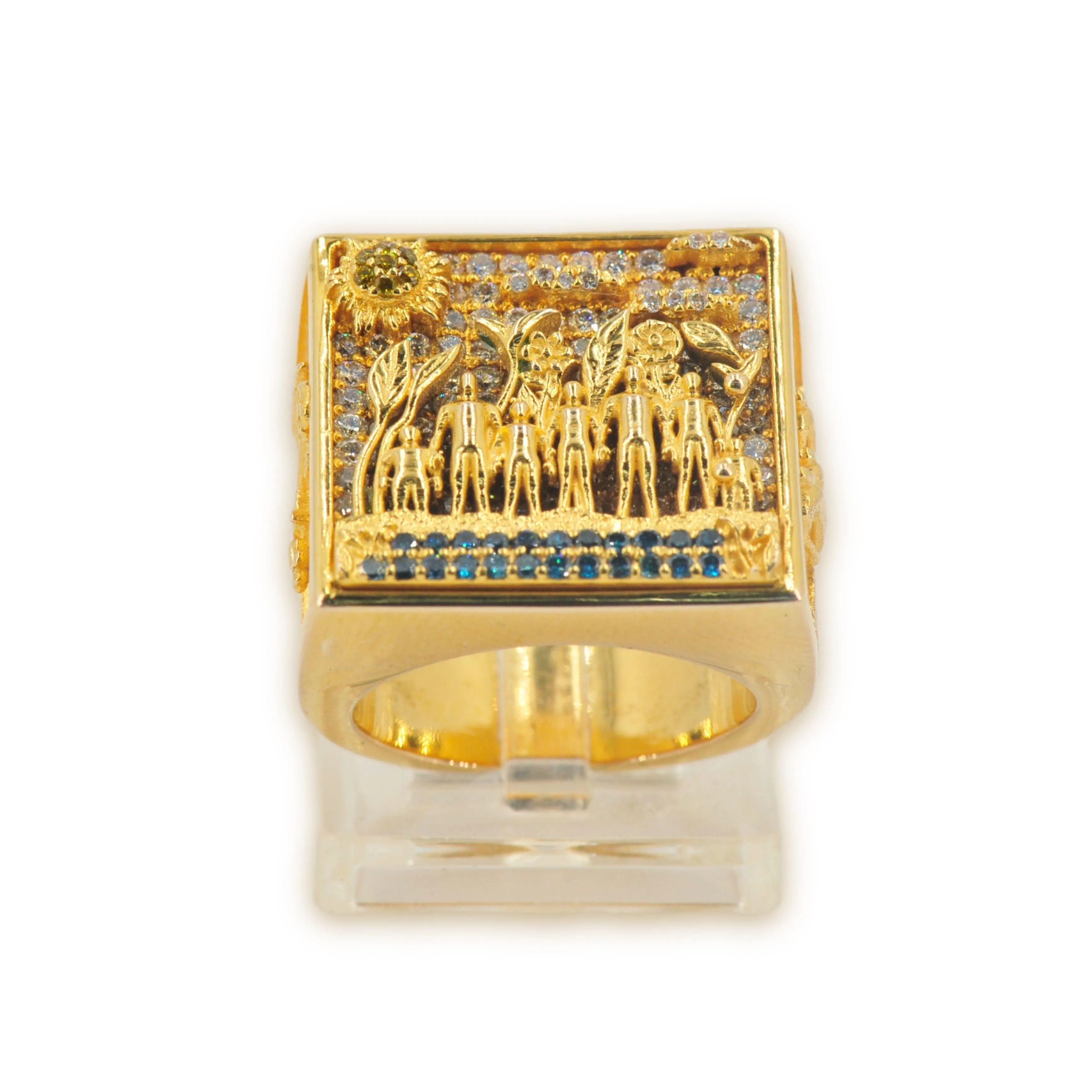 JDTK-H21-621  - Diamond Family Ring