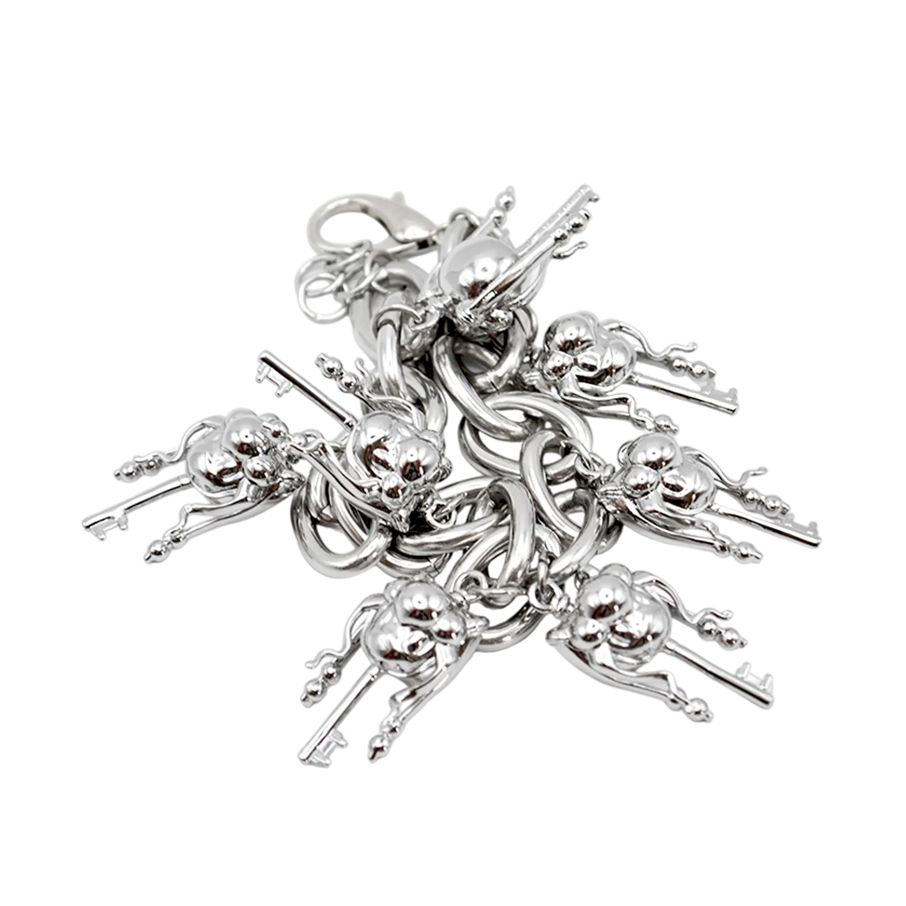 Key Drop Bracelet in Silver