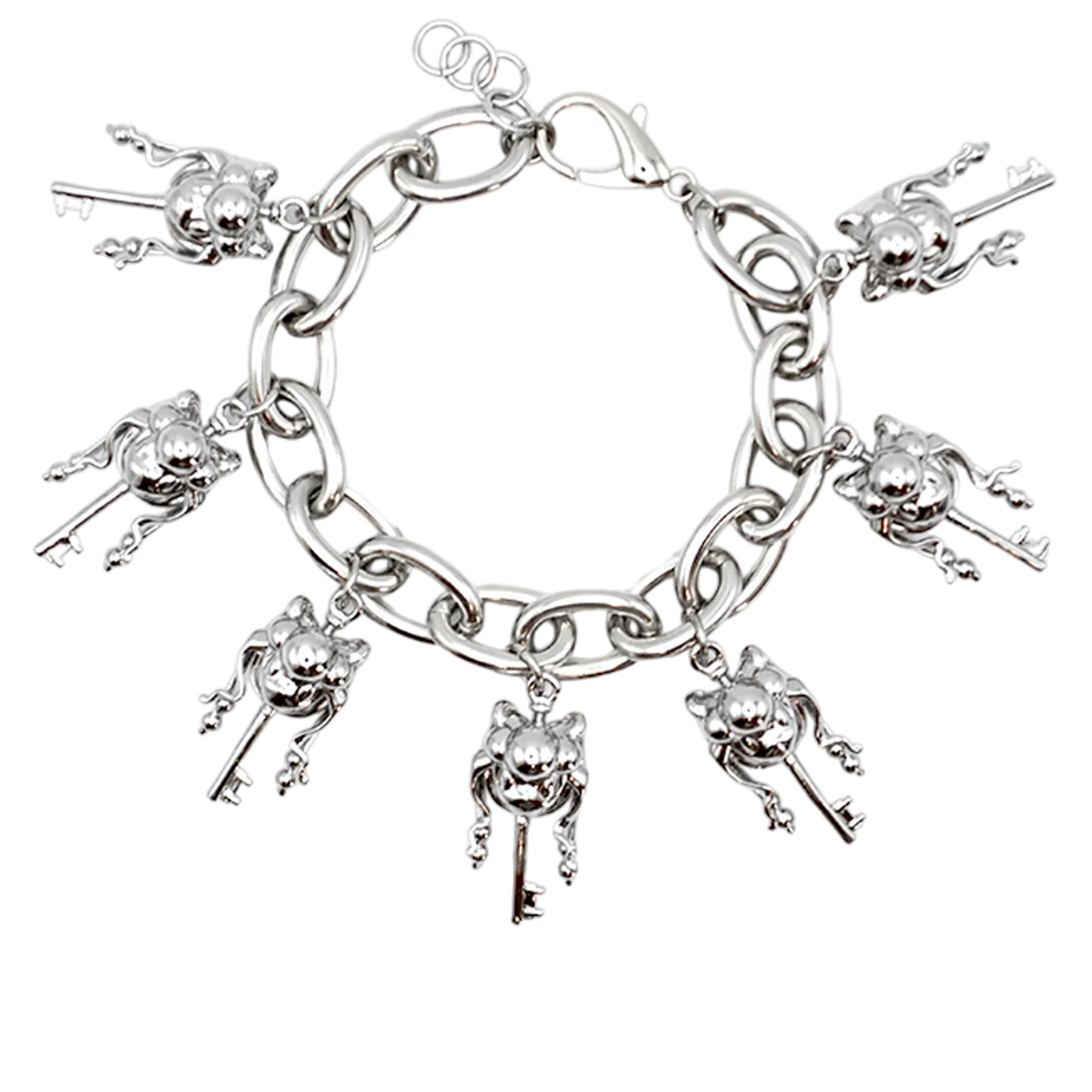 Key Drop Bracelet in Silver