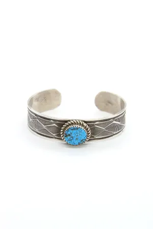 Kingman Turquoise Cuff Bracelet