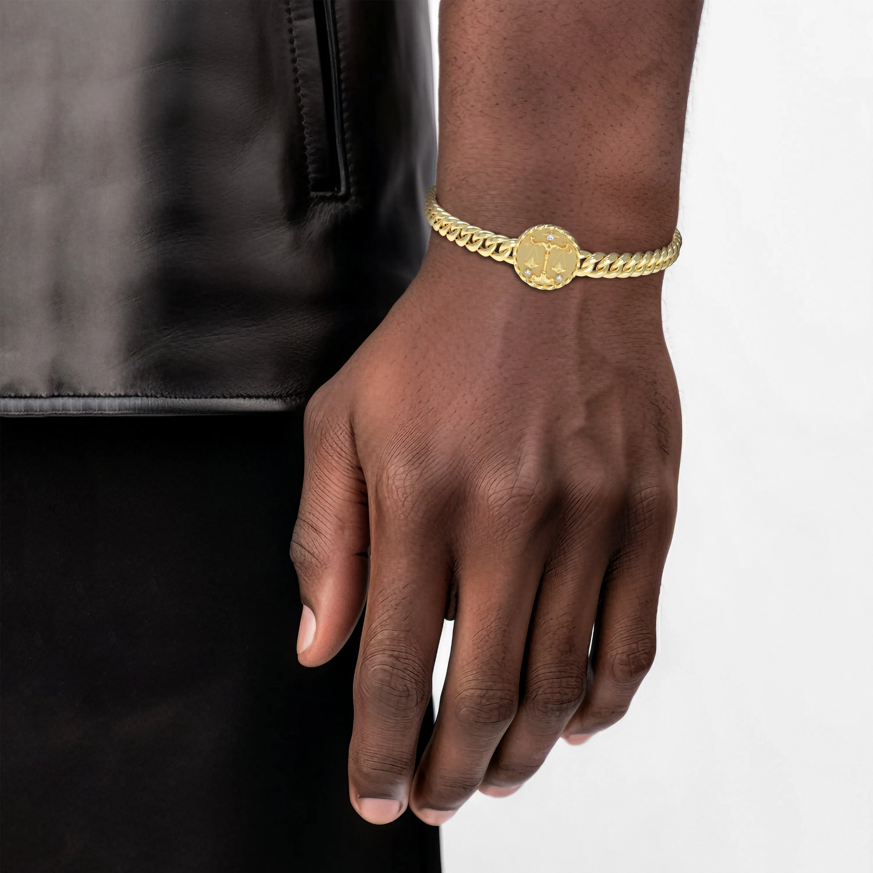 Libra Amulet Cuban Bracelet