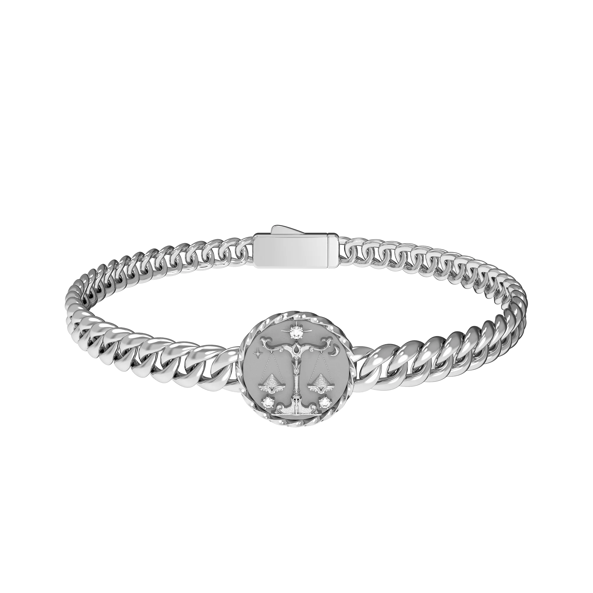 Libra Amulet Cuban Bracelet