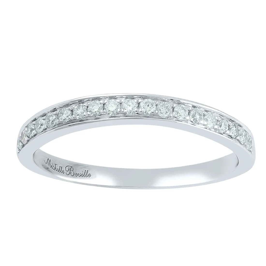Love by Michelle 18ct White Gold 0.18ct Diamond Ring