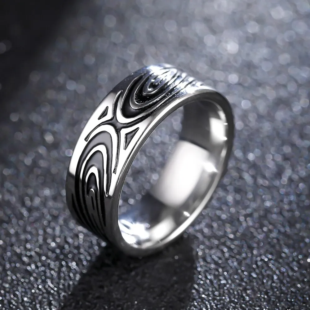 Lucky "Om Mani Padme Hum" Sanskrit Buddhist Mantra Ring