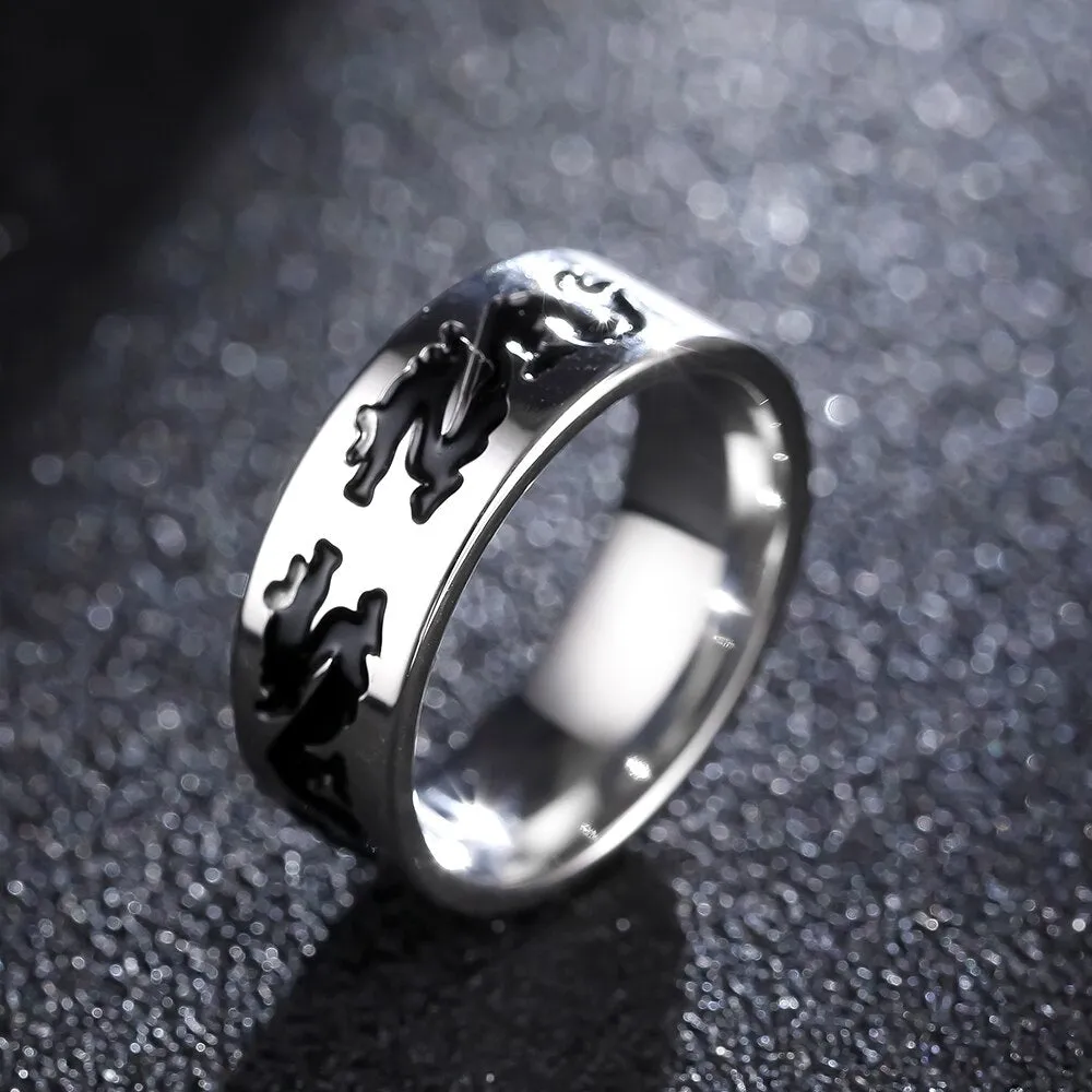 Lucky "Om Mani Padme Hum" Sanskrit Buddhist Mantra Ring
