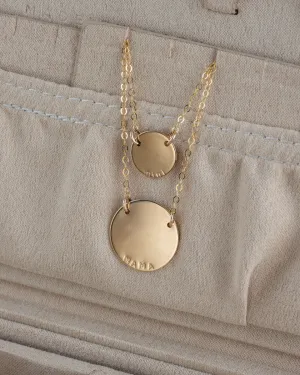 Mama   Mini 14k Gold Necklaces