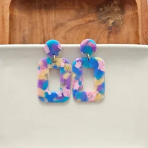 Margot Earrings Watercolor by Spiffy & Splendid